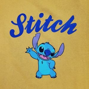 Disney's Stitch Long Sleeve Crew-neck Sweatshirt